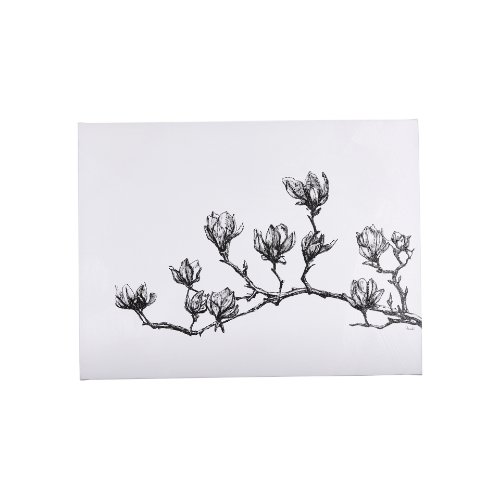 102338-S - Magnolia II by Mercana Studio a Hand Embellished Textured Canvas