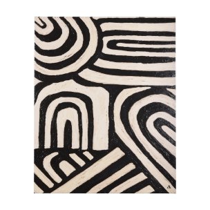 Clay Pattern II by Mercana Studio a Hand Embellished Textured Canvas