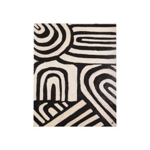 Clay Pattern II by Mercana Studio a Hand Embellished Textured Canvas