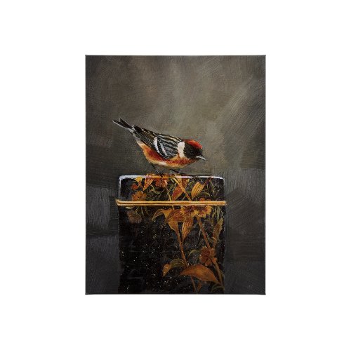 102346-S - Graceful Poise III  (Bay-Breasted Warbler)(30 x 40)