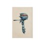 102348-S - Vintage Motor I by Mercana Studio a Hand Embellished Textured Canvas