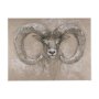 102350-L - Sketch of animal I (Wild sheep) by Mercana Studio a Hand Embellished Textured Canvas