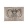 102350-S - Sketch of animal I (Wild sheep) by Mercana Studio a Hand Embellished Textured Canvas