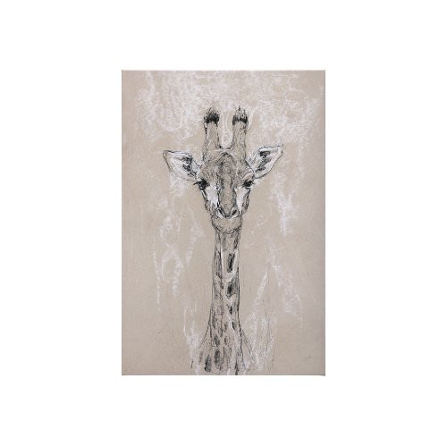 102353-S - Sketch of animal IV (Giraffe) by Mercana Studio a Hand Embellished Textured Canvas