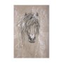 102355-L - Sketch of animal VI (Pony) by Mercana Studio a Hand Embellished Textured Canvas