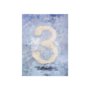 102363-S - Numbers III by Mercana Studio a Hand Embellished Textured Canvas