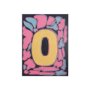 102370-S - Numbers X by Mercana Studio a Hand Embellished Textured Canvas