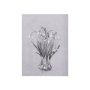 102376-S - Botanical sketches VI (Grey) by Mercana Studio a Hand Embellished Textured Canvas