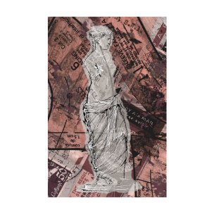 Graffiti Sculpture V by Mercana Studio a Hand Embellished Textured Canvas