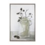 102386-FL - Earthenware by Mercana Studio a Hand Embellished Textured Framed Canvas