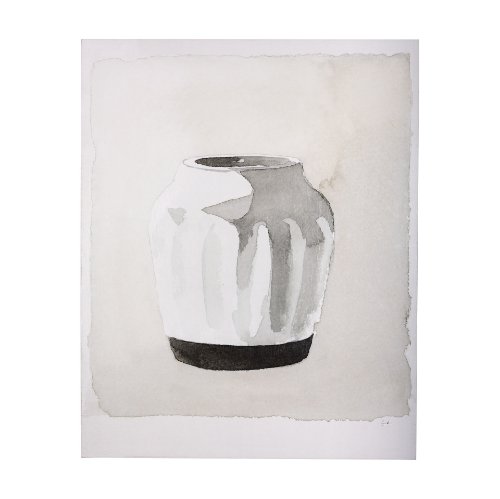 102388-L - Vessel II by Mercana Studio a Hand Embellished Textured Canvas
