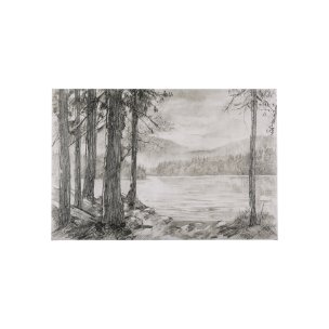 West Coast Chronicles I by Mercana Studio a Hand Embellished Textured Canvas