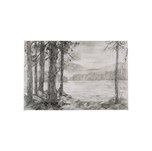 102394-S - West Coast Chronicles I by Mercana Studio a Hand Embellished Textured Canvas