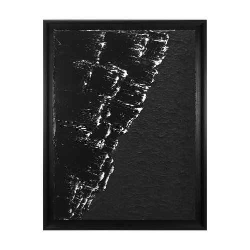 102417-FCO - Shoreline by Studio M a handmade Original Framed Canvas 3D Textured Artwork