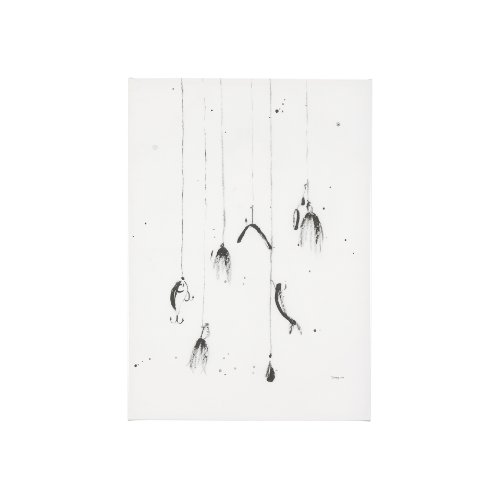 102418-S - Fishing Lure by Mercana Studio a Hand Embellished Textured Canvas