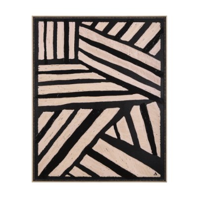 14460 - Clay Patern I by Mercana Studio a Hand Embellished Textured Framed Art Print