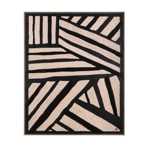 14460 - Clay Patern I by Mercana Studio a Hand Embellished Textured Framed Art Print