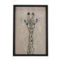 14471 - Sketch of Animal IV (Giraffe) by Mercana Studio Hand Embelished Framed Art Print Matted under Glass