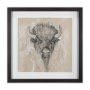 14487 - Sketch of Animal IX (Bison) by Mercana Studio Hand Embellished Framed Art Print Matted under Glass