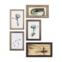 14488 - Fishing Lure by Mercana Studio a Hand Embellished Textured Framed Art Print