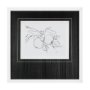 14490 - Fruit Sketch Apple by Mercana Studio a Hand Embellished Textured Framed Art Print Matted under Glass