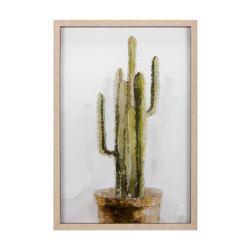 14498 - Arid Solitude II by Mercana Studio a Hand Embellished Textured Framed Art Print Matted under Glass