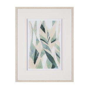 Variegated Patterns I by Mercana Studio Hand Embellished Textured Framed Art Print Matted under Glas