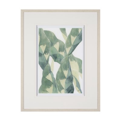14500 - Variegated Patterns II by Mercana Studio Hand Embellished Framed Art Print Matted under Glass