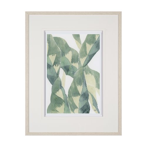 14500 - Variegated Patterns II by Mercana Studio Hand Embellished Framed Art Print Matted under Glass