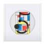 14508 - Numbers V by Mercana Studio a Hand Embellished Textured Framed Art Print Matted under Glass