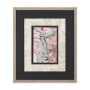 14517 - Graffiti Sculpture IV by Mercana Studio Hand Embellished Textured Framed Art Print Matted under Glas