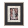 14518 - Graffiti Sculpture V by Mercana Studio Hand Embellished Textured Framed Art Print Matted under Glass
