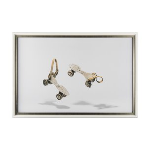 Vintage Roller Skates II by Natalia a Framed Art Print Matted under Glass
