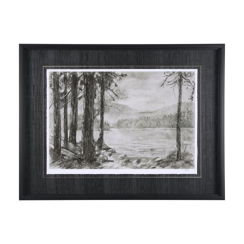 14561 - West coast chronicles I by Mercana Studio Hand Embellished Framed Art Print Matted under Glass
