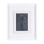 14567 - Botanical sketches III (Blue) by Mercana Studio Hand Embellished Framed Art Print Matted under Glass