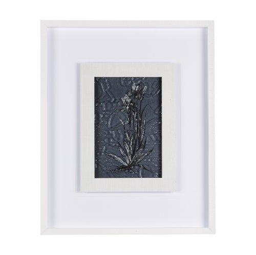 14568 - Botanical sketches IV (Blue) by Mercana Studio Hand Embellished Framed Art Print Matted under Glass