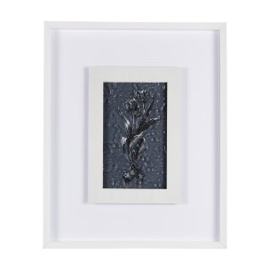 Botanical sketches I (Blue) by Mercana Studio Hand Embellished Framed Art Print Matted under Glass