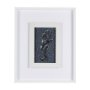 14569 - Botanical sketches I (Blue) by Mercana Studio Hand Embellished Framed Art Print Matted under Glass