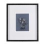 14579 - Botanical sketches V (Blue) by Mercana Studio Hand Embellished Framed Art Print Matted under Glass