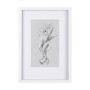 14592 - Botanical sketches I (Grey) by Mercana Studio Hand Embellished Framed Art Print Matted under Glass