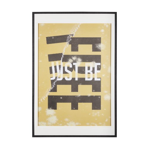14602 - Just Be Free by Mercana Studio a Framed Art Print Matted under Glass