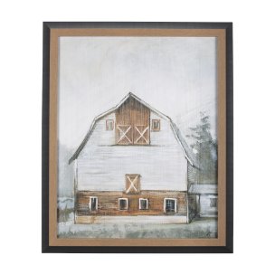 Old Barn II by Mercana Studio a Hand Embellished Textured Framed Art Print
