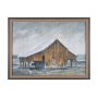 14605 - Old Barn III by Mercana Studio a Hand Embellished Textured Framed Art Print