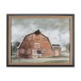 14606 - Old Barn IV by Mercana Studio a Hand Embellished Textured Framed Art Print