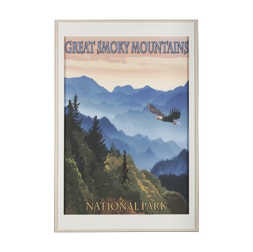14609 - National Park Great Smoky Mountains by Mercana Studio a Framed Art Print Matted under Glass