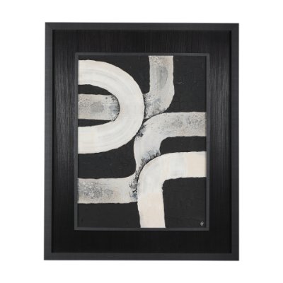 14614 - Pipes III by Studio M a handmade Original Framed Artwork under Glass