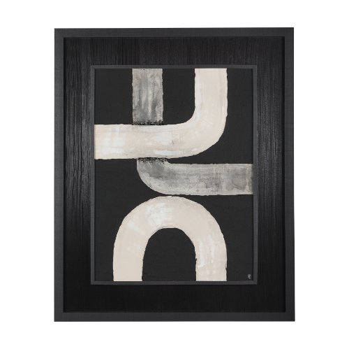 14615 - Pipes IV by Studio M a handmade Original Framed Artwork under Glass