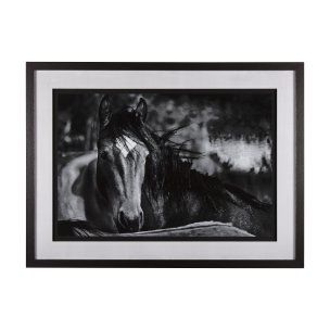 Watched Presence by Mercana Studio a Hand Embellished Textured Framed Photo Art Print Matted under G