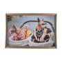 14640 - Clever Canines by Mercana Studio a Hand Embellished Textured Framed Photo Art Print Matted under Gla