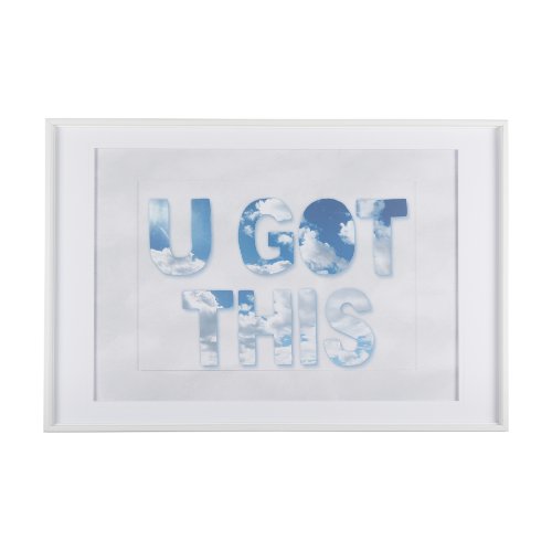 14645 - Simple Voice -This by Mercana Studio a Framed Art Print Matted under Glass